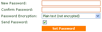Set password dialog