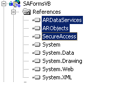 Adding reference to the Secure Access Libraries