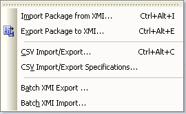 ProjectMenuImportExport